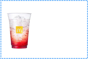 「ベリーミックス マックフィズ(ドリンク果汁1.30%)」