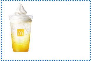 「パイナップル マックフロート(ドリンク果汁5.91%)」