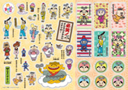 【必笑!ぜんまいざむらいステッカー】